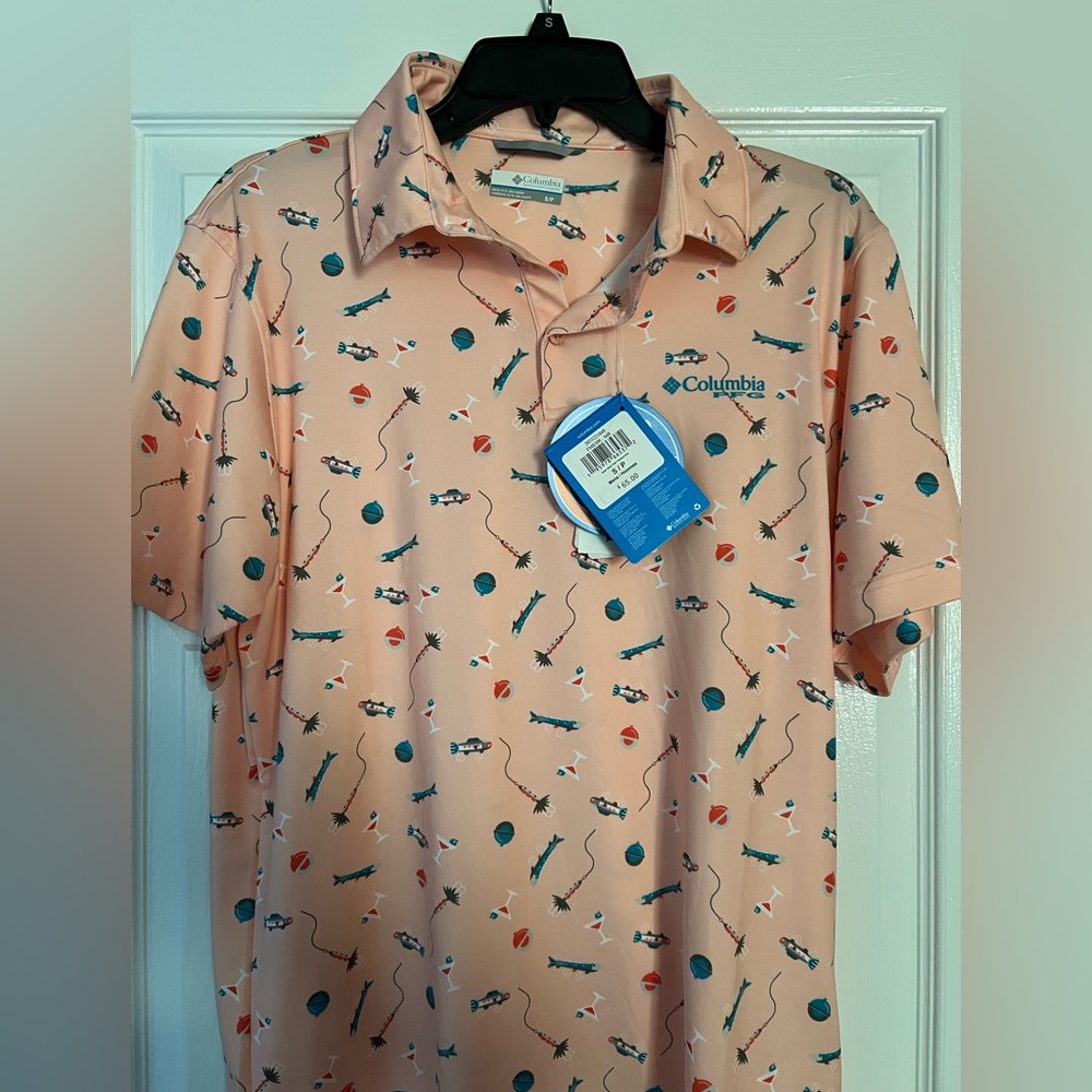 Columbia Fly Fishing Golf Polo